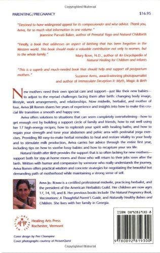 Natural Health After Birth - Aviva Romm