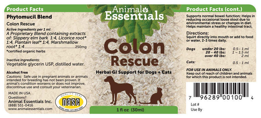 Colon Rescue 1oz - Animal Essentials