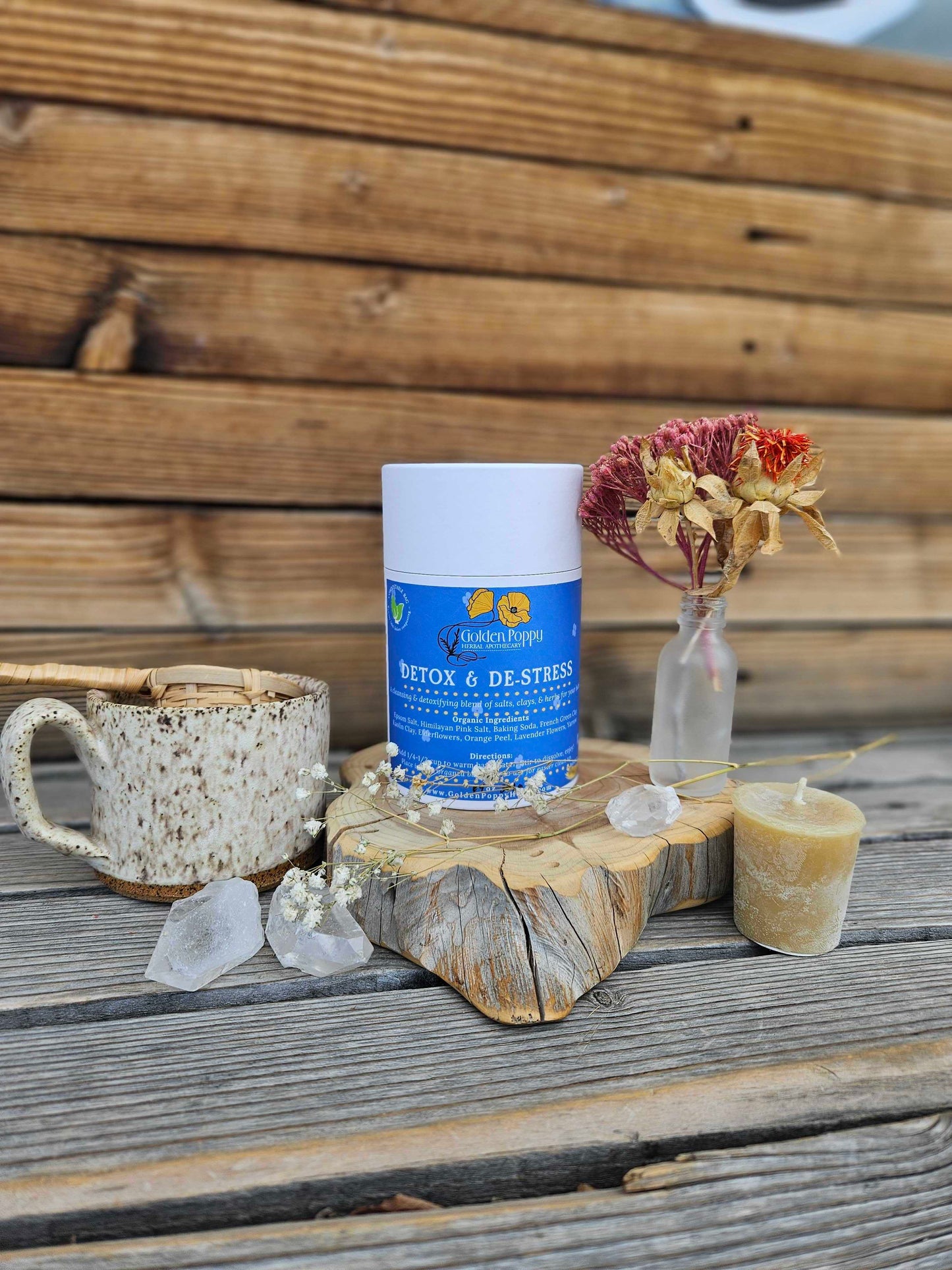 Detox & Destress Bath Salts, 14 oz