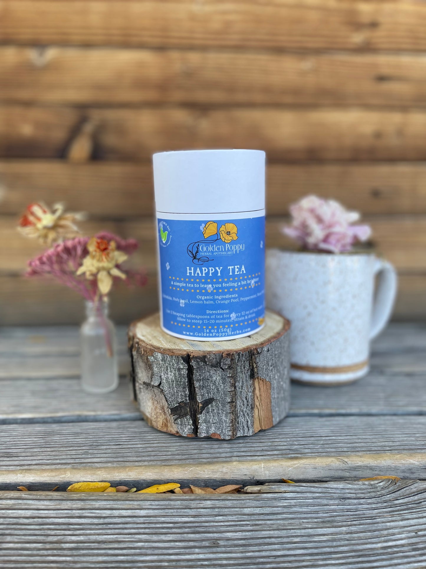 Happy Tea, 20 oz Tube (63g)
