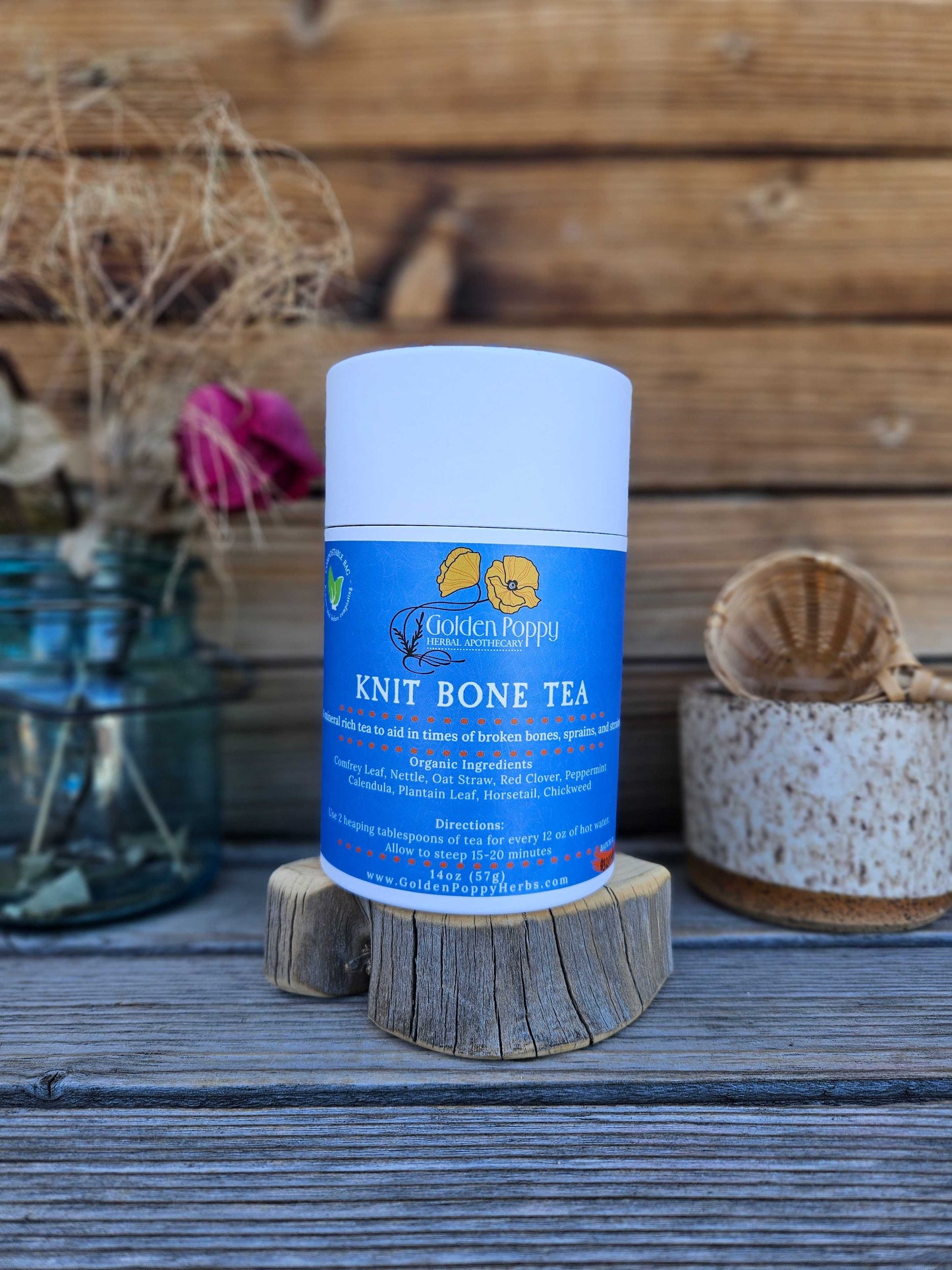 Knit Bone Tea, 20oz Tube (64g)