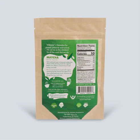 Lion's Mane Matcha - Malama Mushrooms 3.5 oz bag