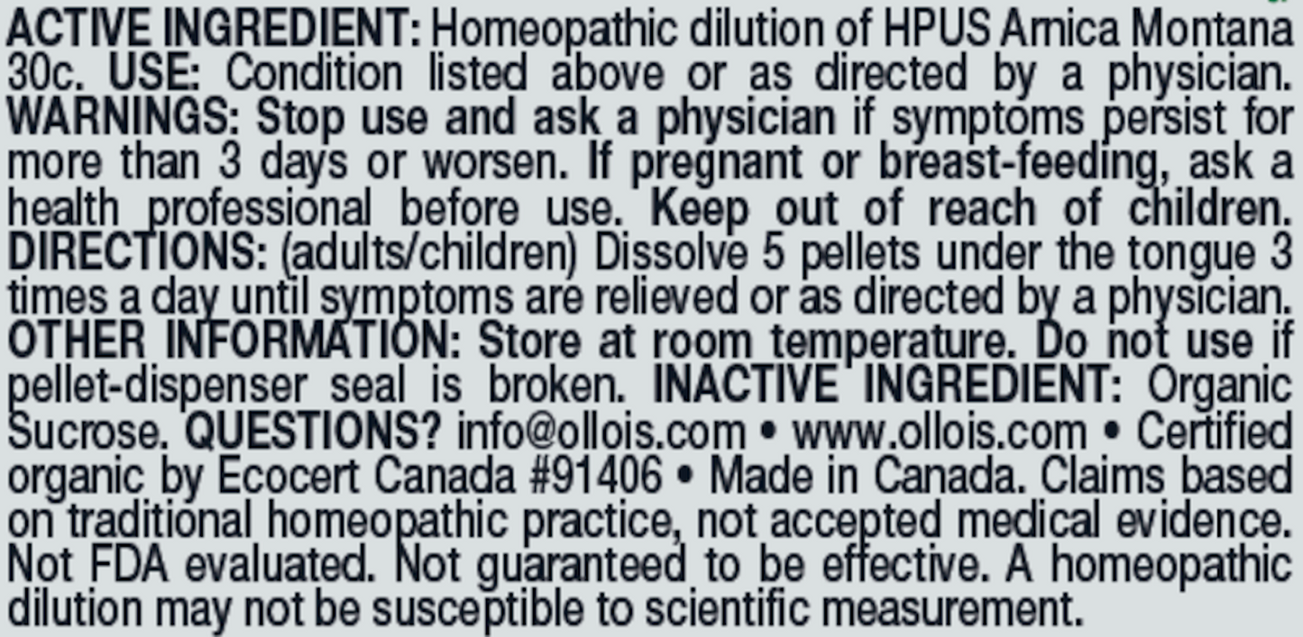 Ollois Homeopathics - Arnica Montana 30c