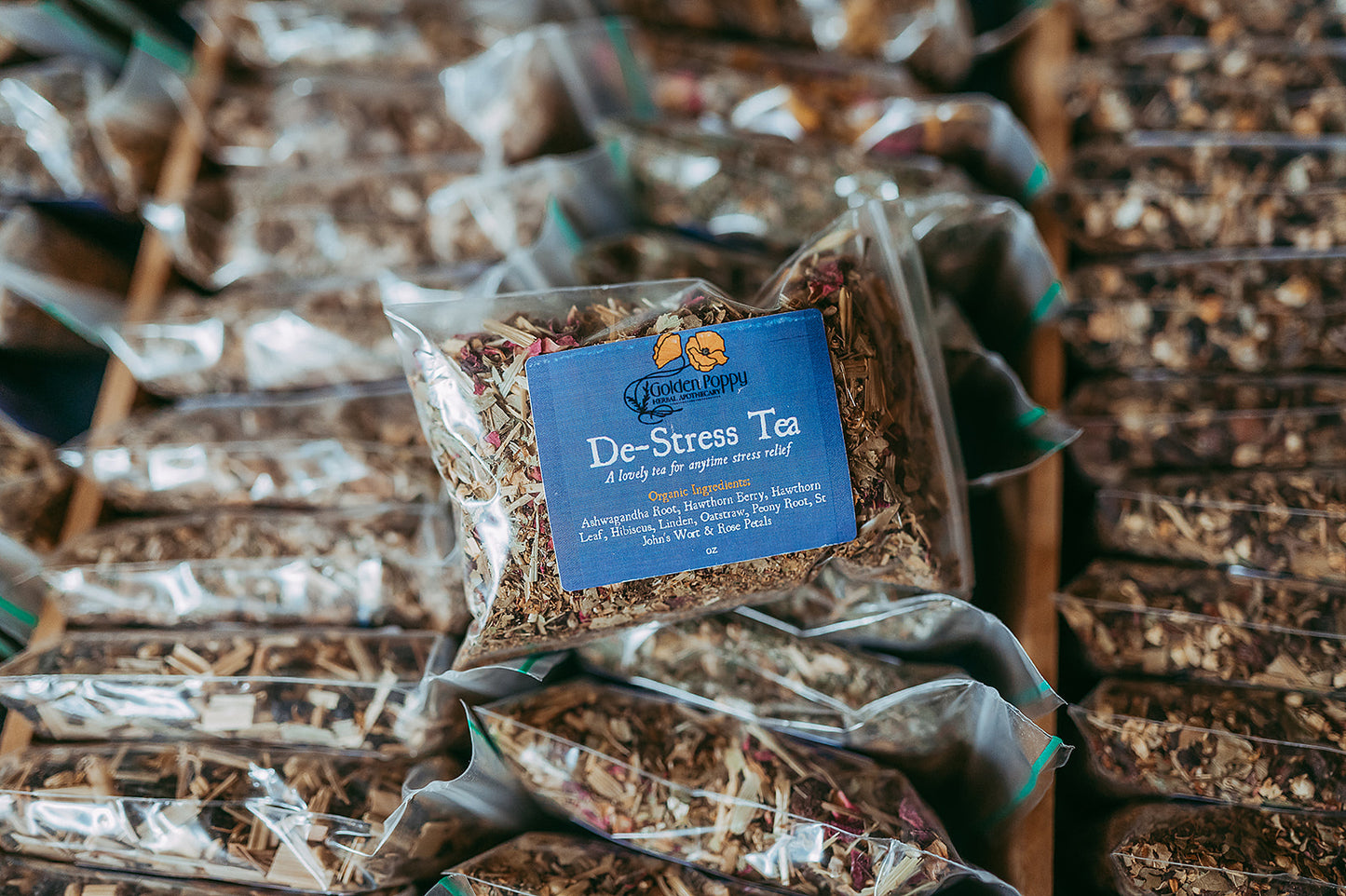 De-Stress Tea, 20oz Tube (112g)