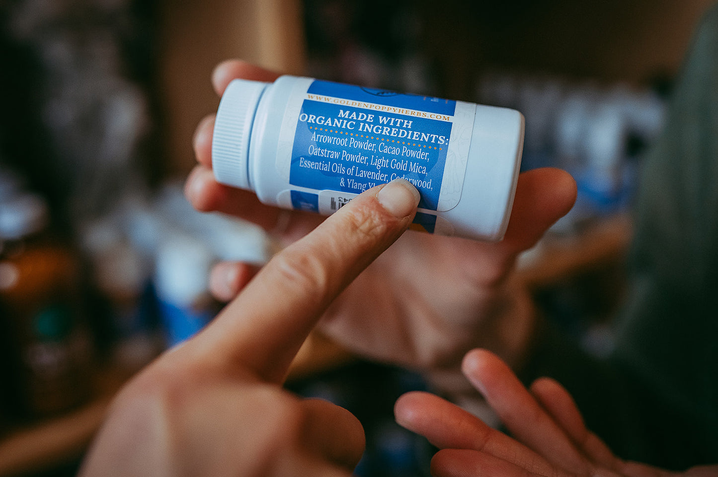 Herbal Dry Shampoo Powder, LIGHT 1 oz