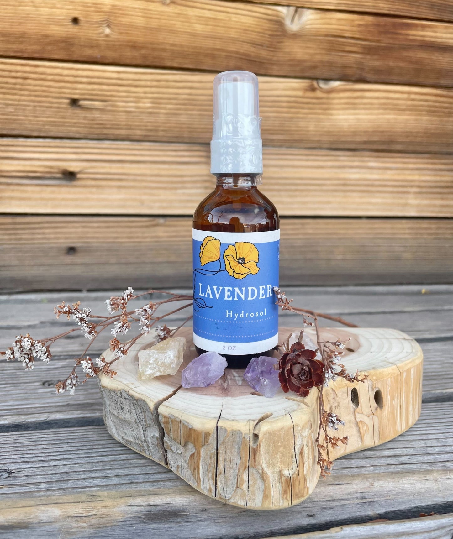 Lavender Hydrosol, Organic 2 oz Mister