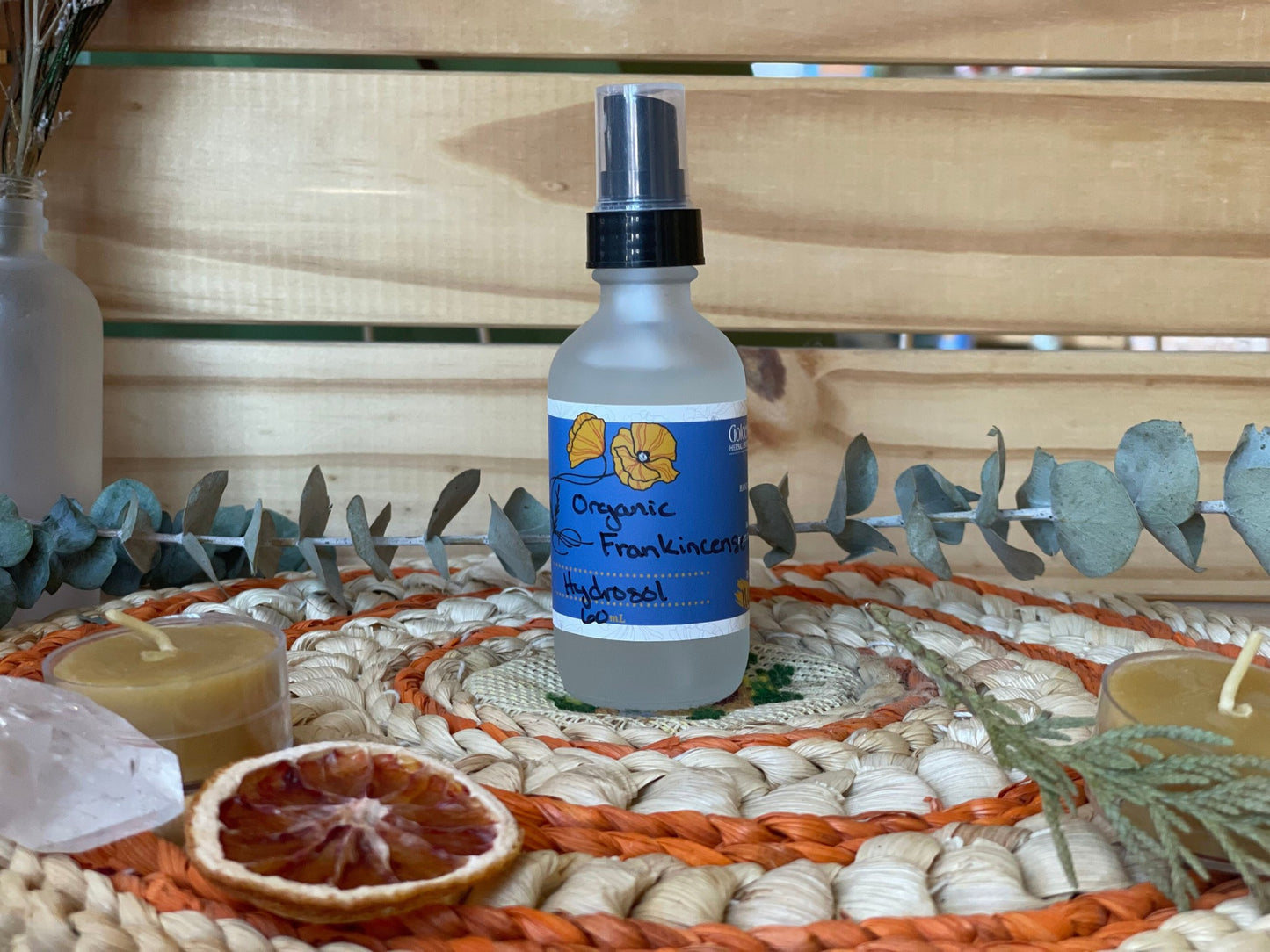 Frankincense Hydrosol, Organic 2oz Mister