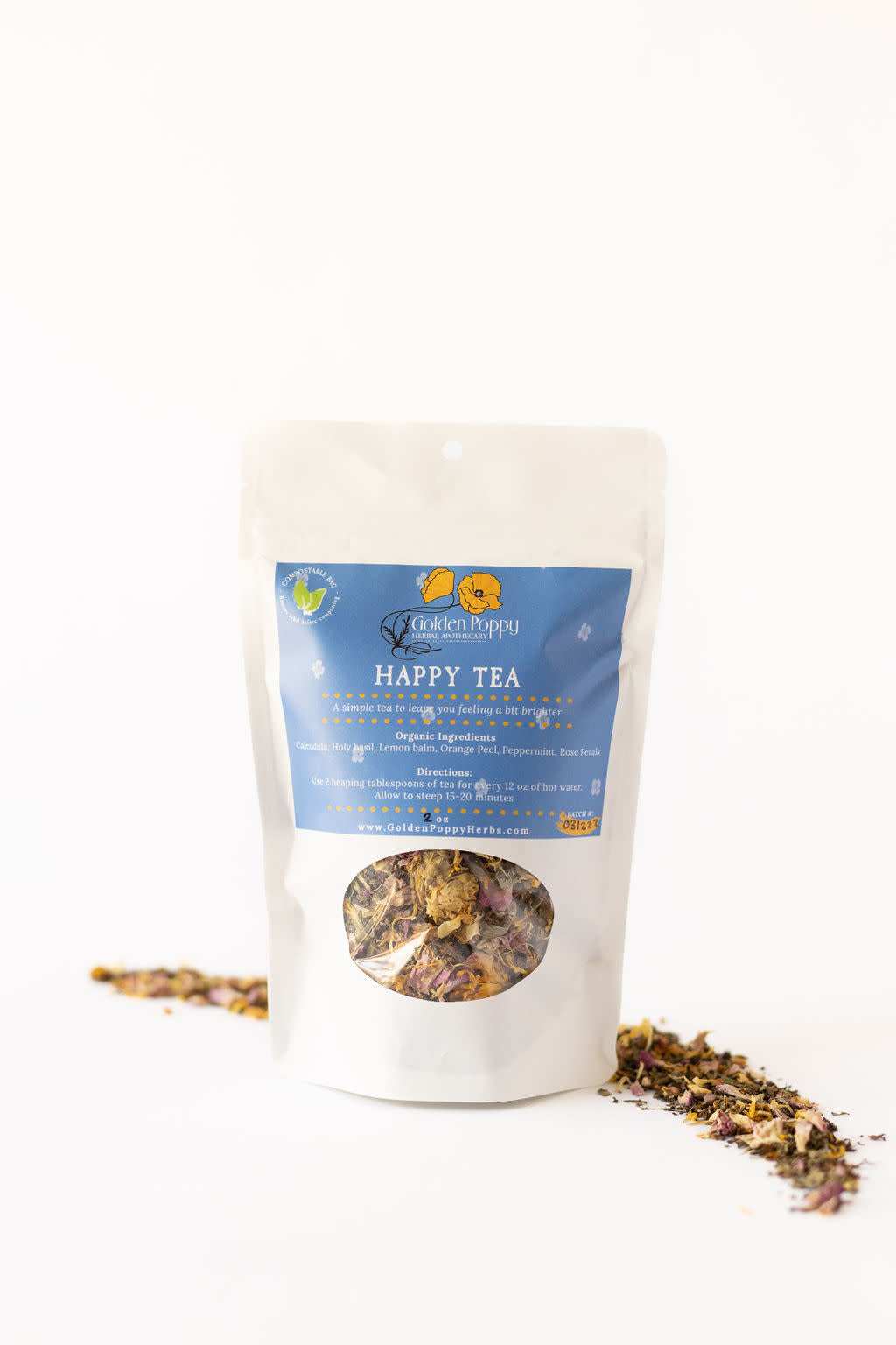 Happy Tea Bag, 14oz (50g)