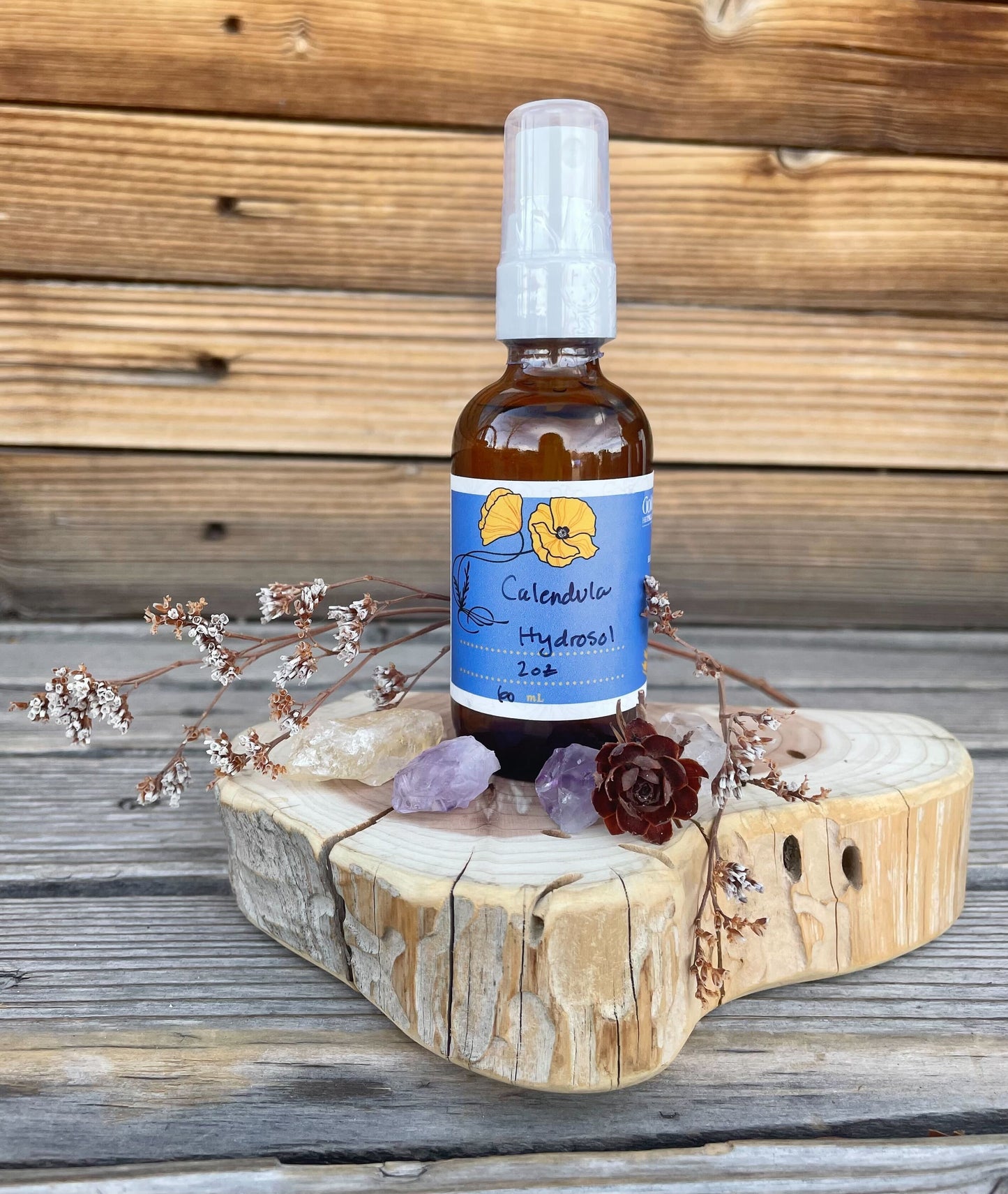 Calendula Hydrosol, Organic 2oz Mister