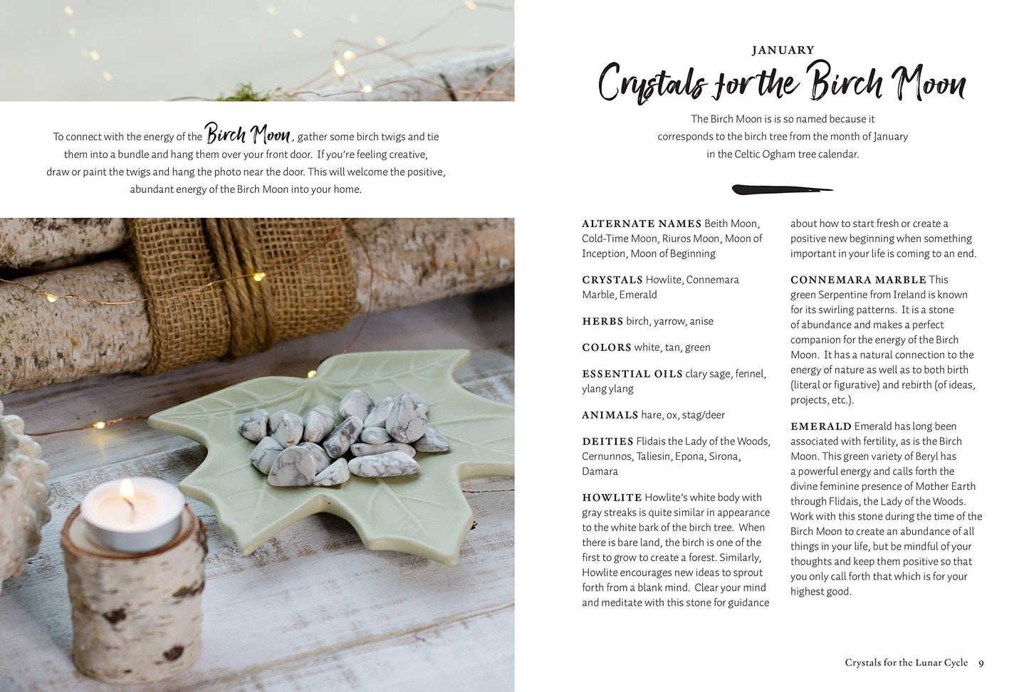 Cosmic Crystals: Rituals & Meditations for connecting with Lunar energy- By Ashley Leavy