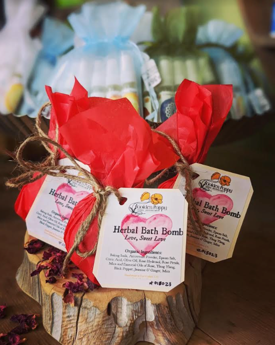 Love, Sweet Love Herbal Bath Bomb