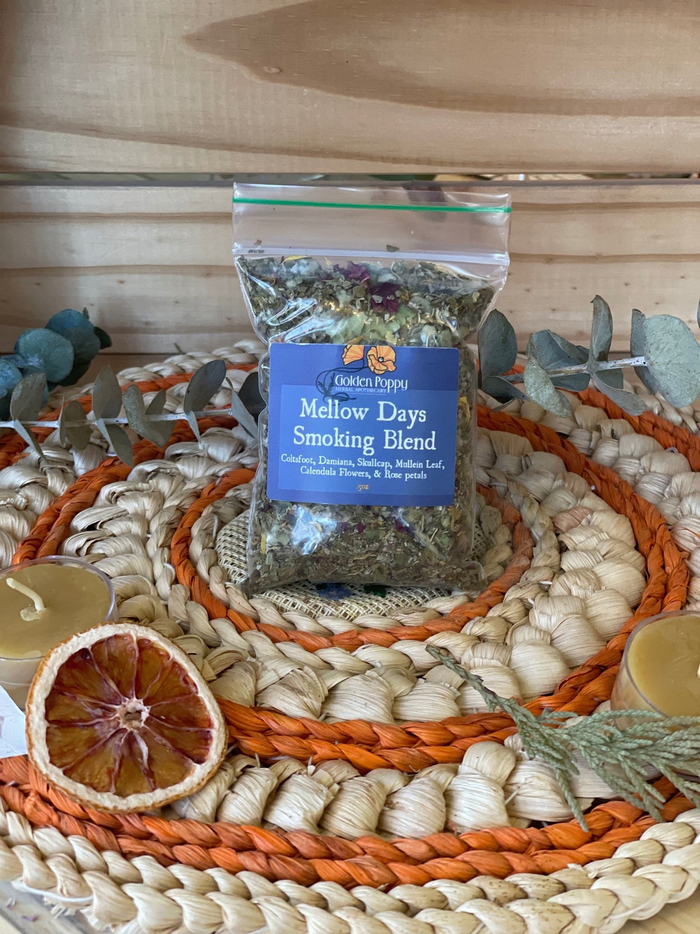 Mellow Days Smoking Blend, .5 oz bag