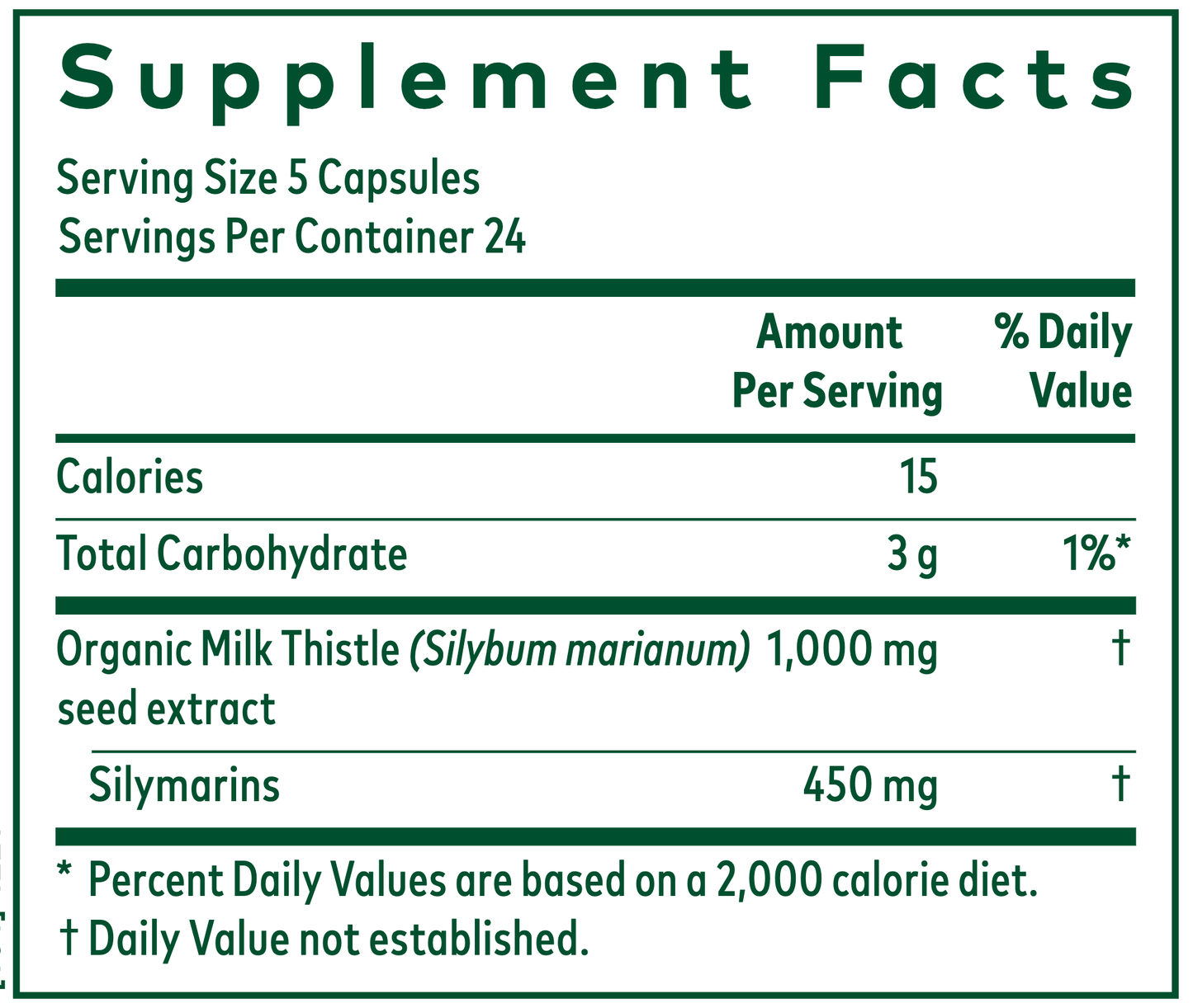 Milk Thistle 1000 - Gaia Herbs 120 ct.