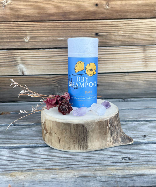 Herbal Dry Shampoo Powder, DARK 1 oz