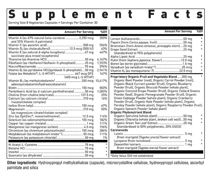 Optimal Multivitamin Chewable - Seeking Health
