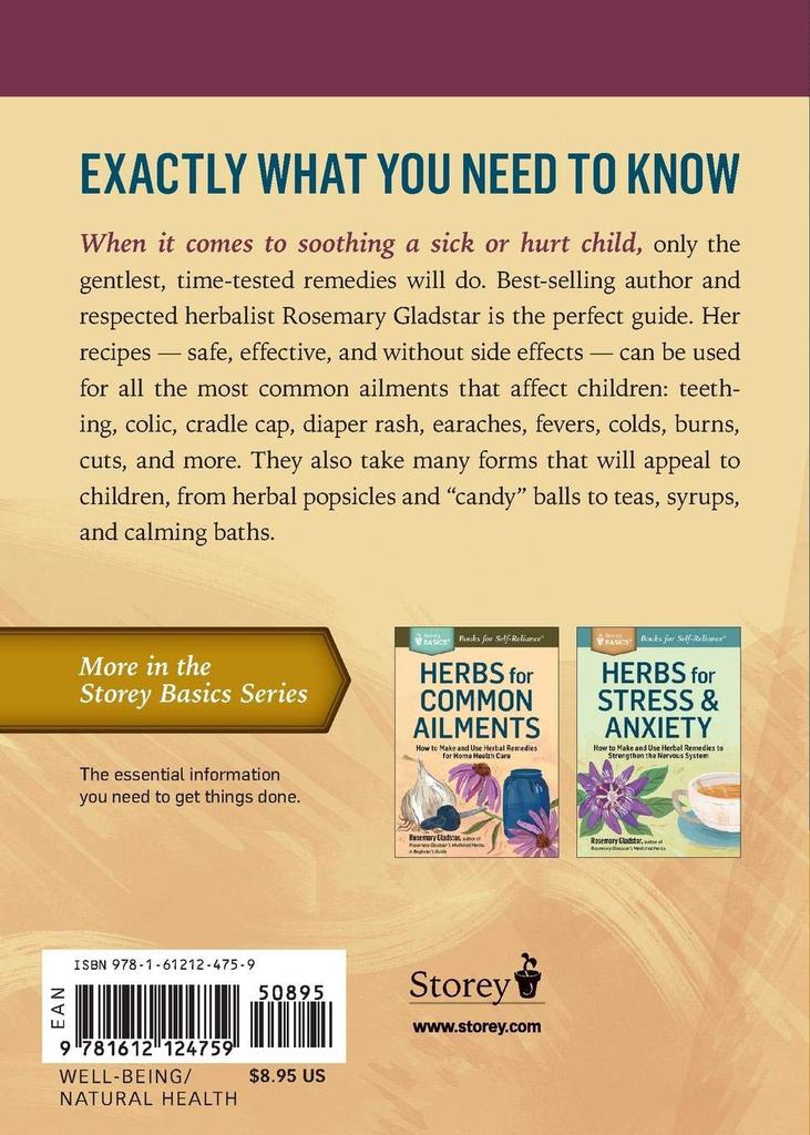 Herbs for Children's Health - Rosemary Gladstar