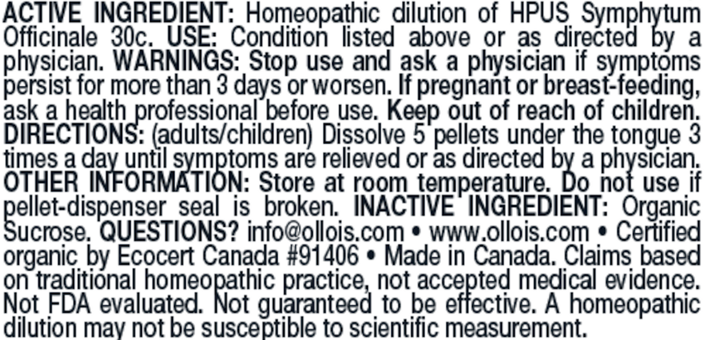 Ollois Homeopathics - Symphytum officinale 30c