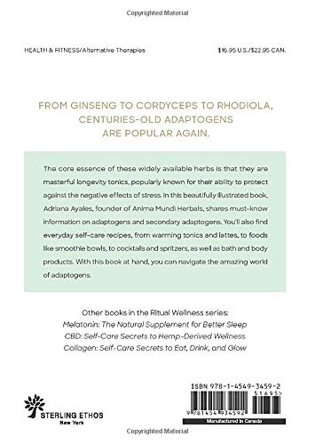 Adaptogens : Herbs for Longevity and Everyday Wellness By  Adriana Ayales
