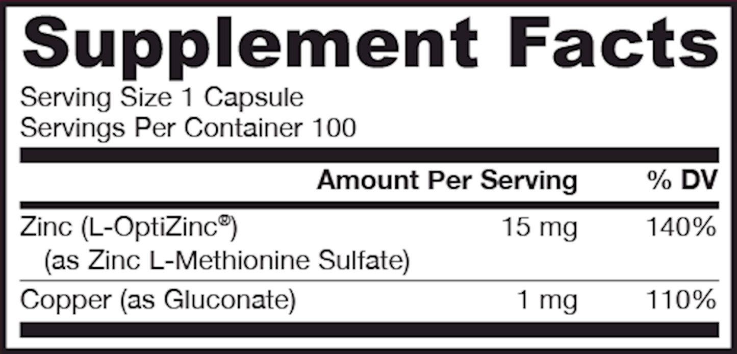 Zinc Balance 15mg - Jarrow