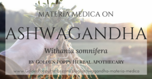 Ashwagandha Materia Medica