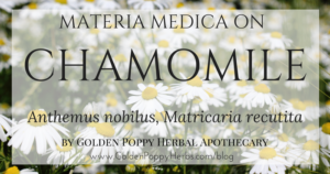 Chamomile Materia Medica