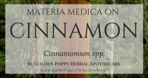 Cinnamon Materia Medica
