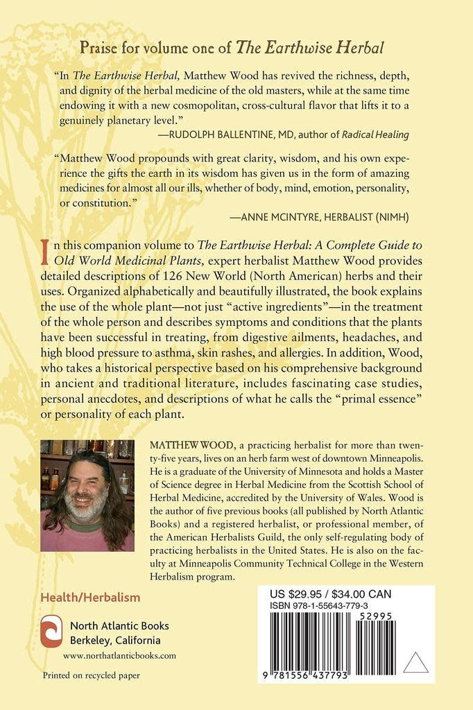 Earthwise Herbal Vol 2: New World Plants - Matthew Wood