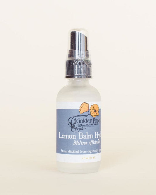 Lemon Balm Hydrosol Organic, 2 oz Mister