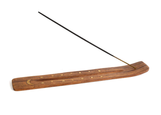 Flower Inlay Long Incense Holder