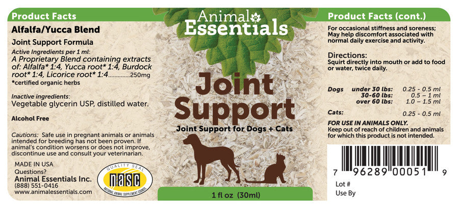 Joint Support 1oz - Animal Essentials