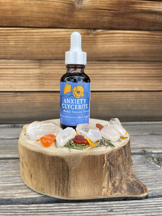 Anxiety Relief Tincture Glycerite (Alcohol-free) 1 oz