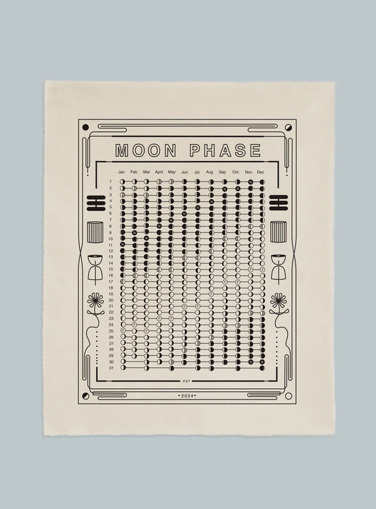 Cloth Moonphase Calendar - Annie Axtell