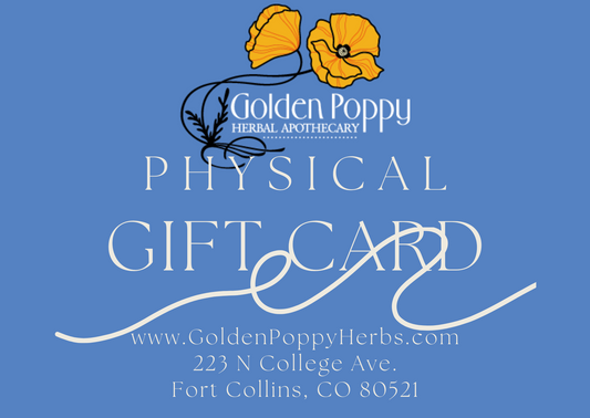 Golden Poppy Herbal Apothecary IN-STORE Gift Card