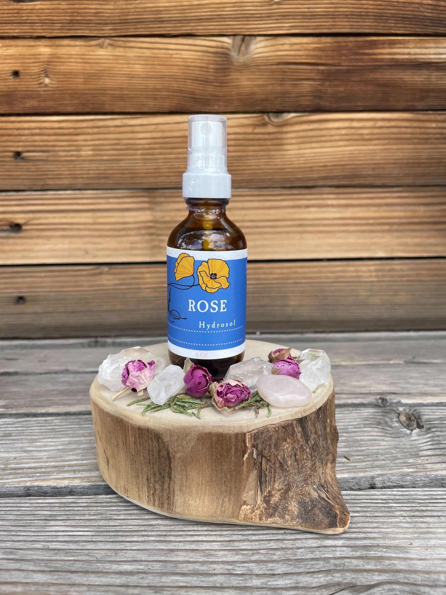 Rose Hydrosol, Organic 2oz Mister