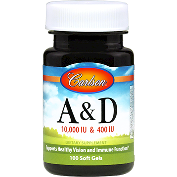 Vitamin A & D 100 gels Carlsons