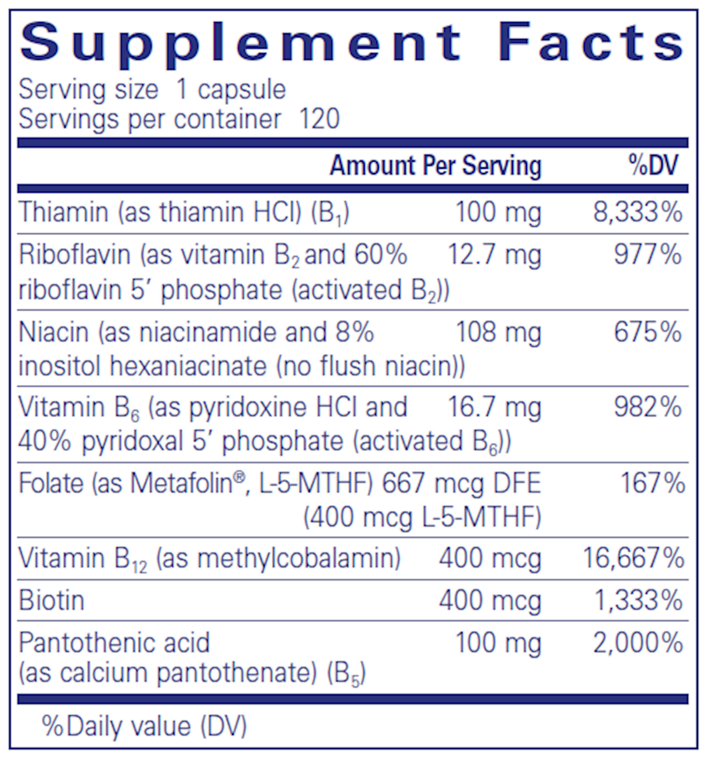 B-Complex Plus - Pure Encapsulations