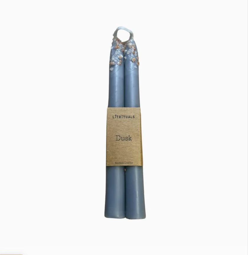 Lit Rituals Beeswax Taper Candles -