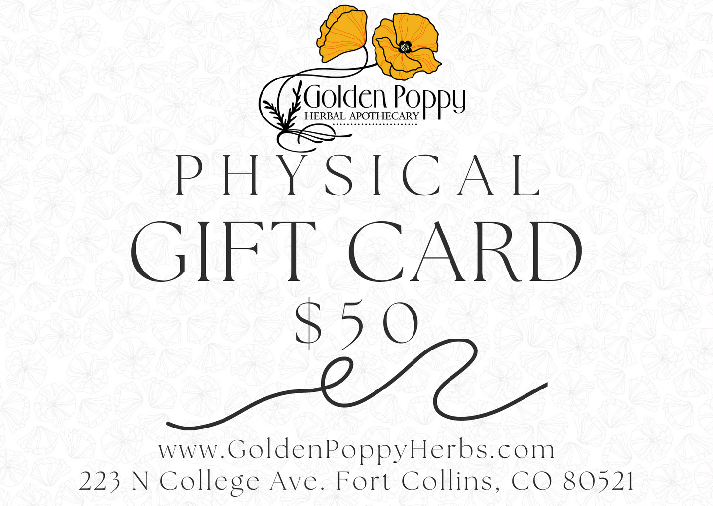 In-Store Gift Card (Sold online)