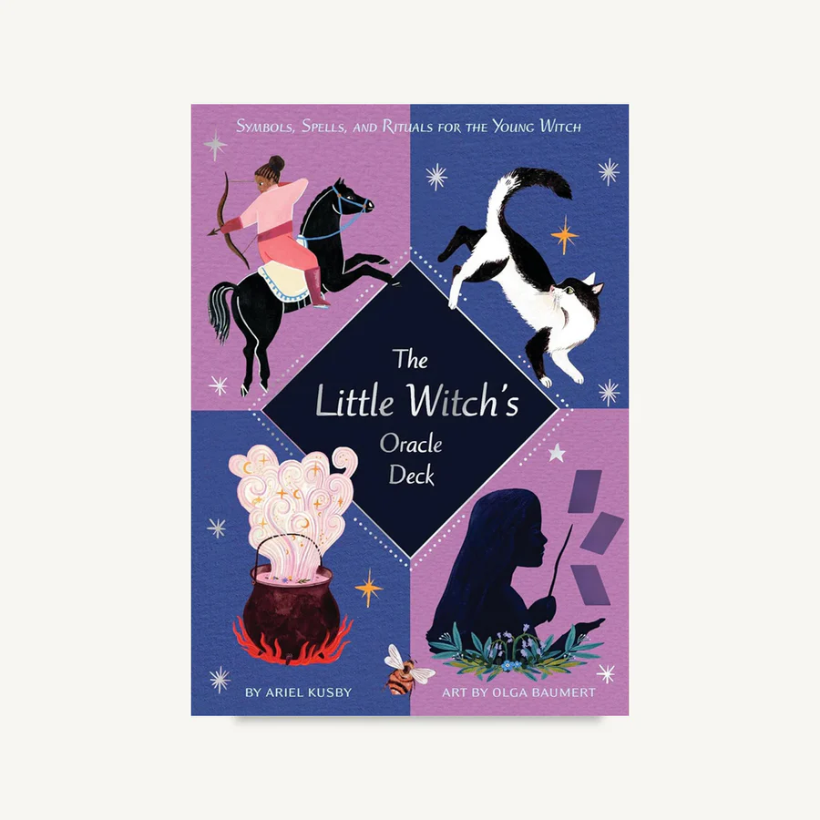 Little Witch's Oracle Deck Symbols, Spells, and Rituals for the Young Witch - Ariel Kusby & Olga Baumert