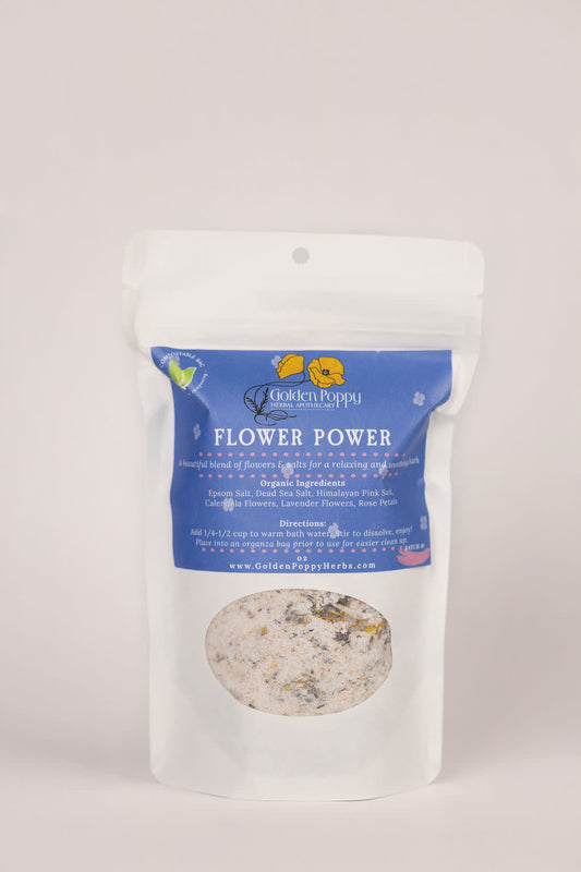 Flower Power Bath Salts, 14 oz Bag