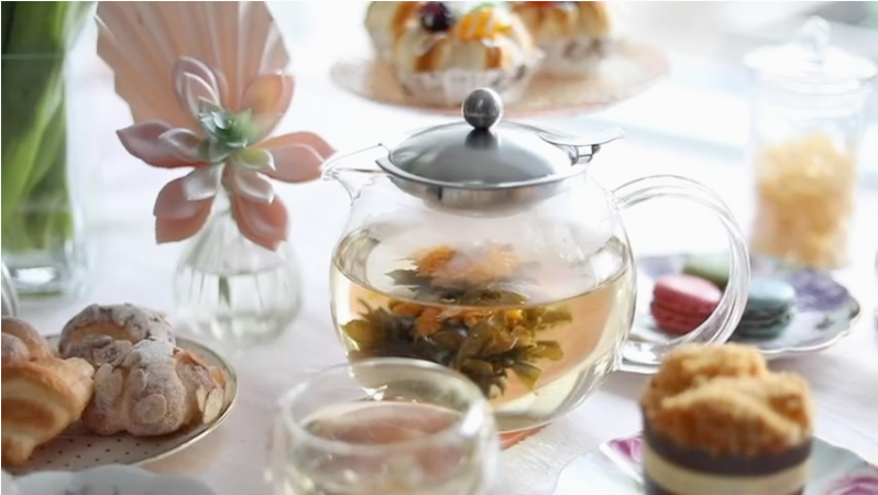 TeaBloom All-in-One Glass Tea Pot