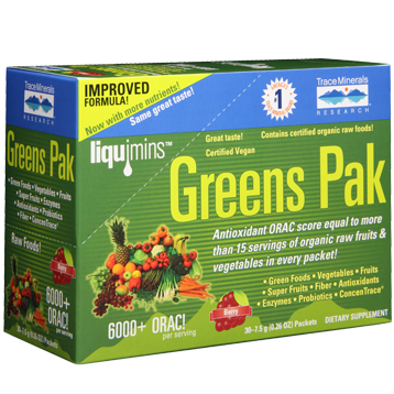 Greens Pak Berry - Trace Minerals 30 packets single