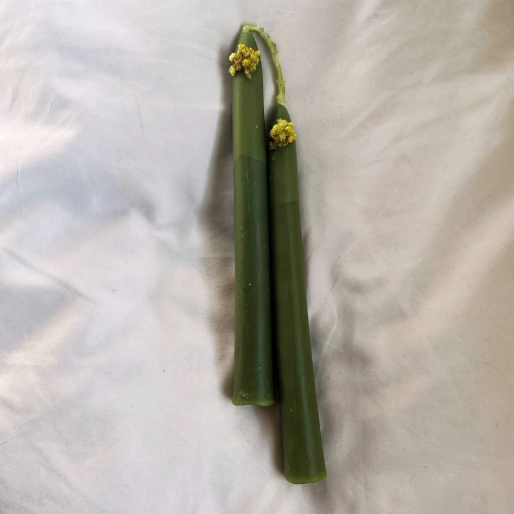 Lit Rituals Beeswax Taper Candles -