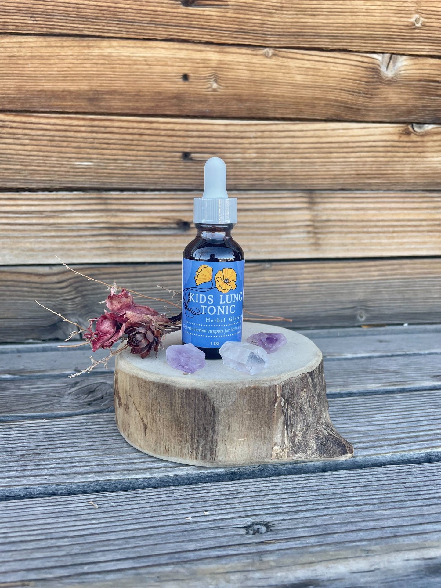 Kids Lung Tonic Herbal Glycerite 1 oz