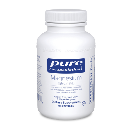 Magnesium Glycinate 120mg - Pure Encapsulation 90 caps