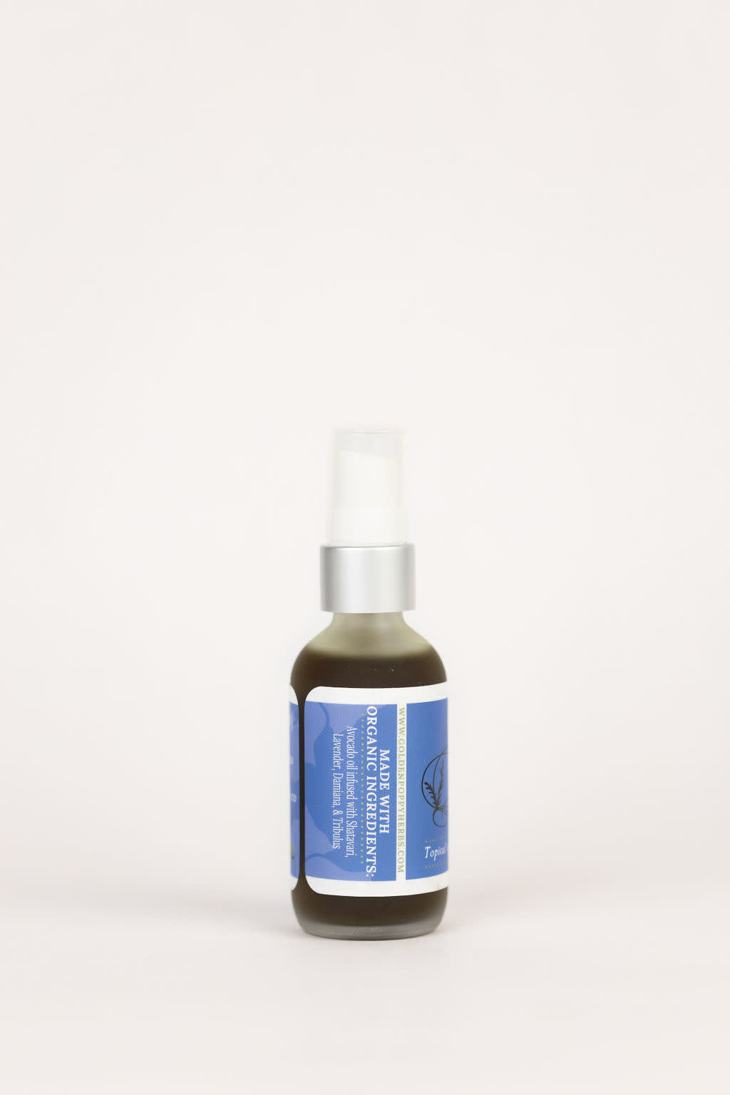 Personal Lubricant Oil, 2 oz Golden Poppy Herbal Apothecary Personal Lubricant Oil, 2 oz Golden Poppy Herbal Apothecary