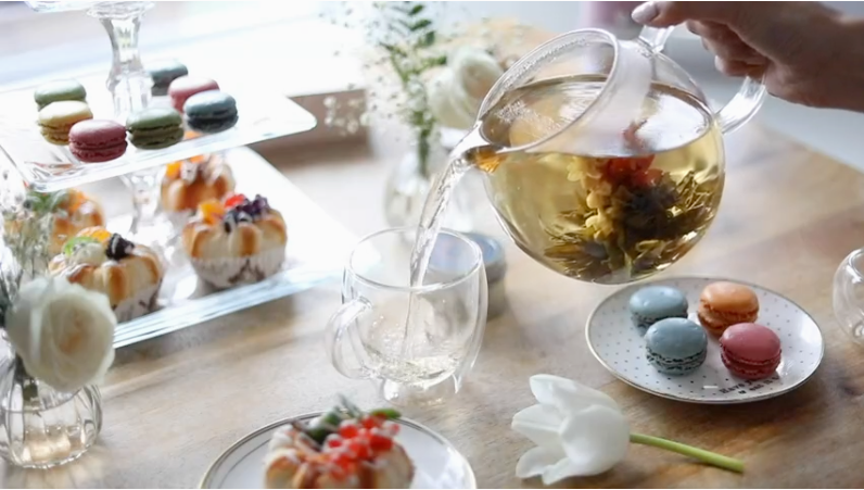 TeaBloom All-in-One Glass Tea Pot