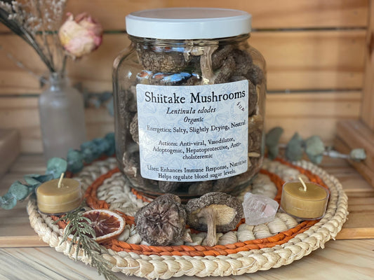 Shiitake Mushroom, dried bulk/oz