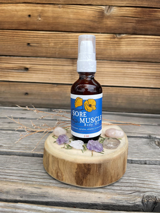 Sore Muscle Body Oil, 2oz